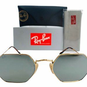 Ray-Ban RB3556N Octagonal Flat Sunglasses 001/30